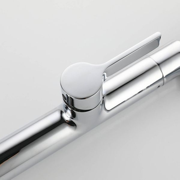 Modern Kitchen Faucet Copper Single Handle High Arc Kitchen Faucet Clearhalo 'Home Improvement' 'home_improvement' 'home_improvement_kitchen_faucets' 'Kitchen Faucets' 'Kitchen Remodel & Kitchen Fixtures' 'Kitchen Sinks & Faucet Components' 'kitchen_faucets' 1200x1200_4d844348-b5c7-45ef-a84d-0e20f46d4e71