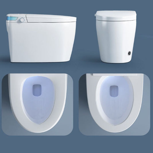 19.7" H Elongated Toilet Seat Bidet of Vitreous China with Heated Sea Clearhalo 'Bathroom Remodel & Bathroom Fixtures' 'Bidets' 'Home Improvement' 'home_improvement' 'home_improvement_bidets' 'Toilets & Bidets' 1200x1200_4d865a4c-7fcd-4fe5-994e-bd2ecb01dde5