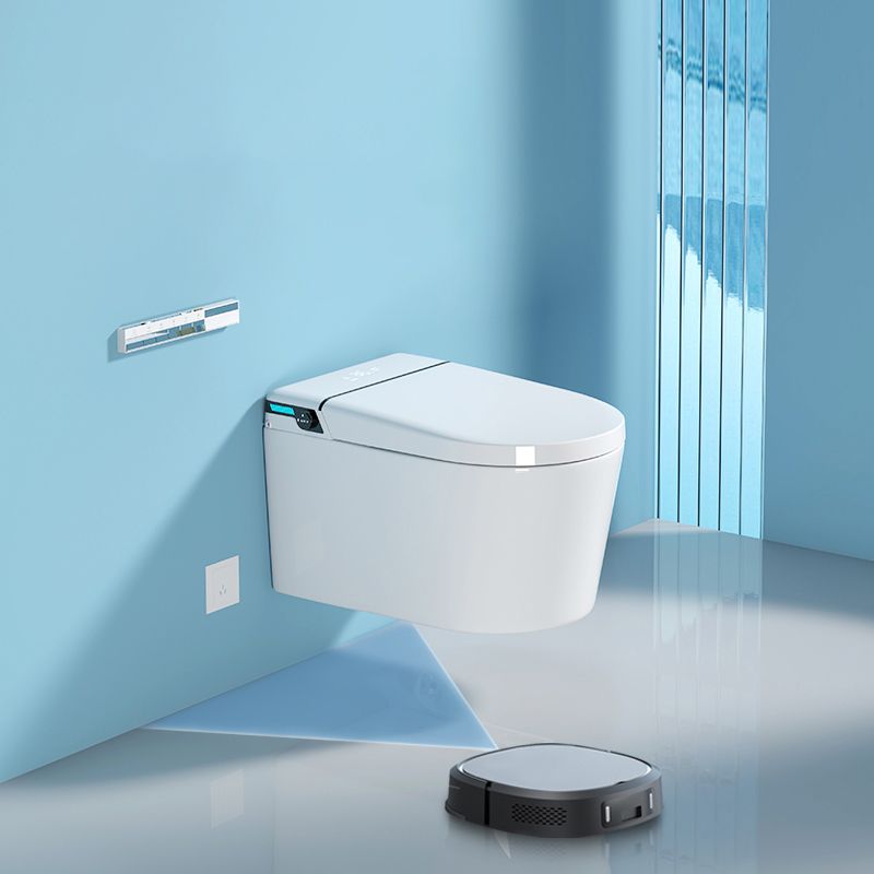 Temperature Control Wall Hung Toilet Ceramic Foot Sensor Bidet Clearhalo 'Bathroom Remodel & Bathroom Fixtures' 'Bidets' 'Home Improvement' 'home_improvement' 'home_improvement_bidets' 'Toilets & Bidets' 1200x1200_4d94c6ca-cbe9-45b0-b783-591e8033e5a0