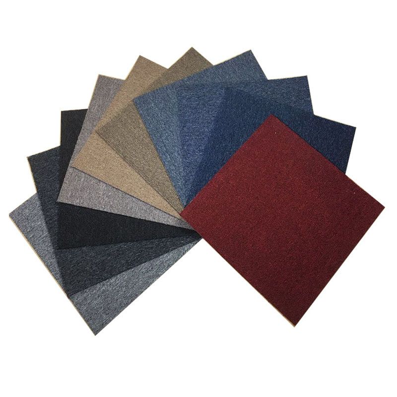 Modern Carpet Tile Non-Skid Fade Resistant Geometry Loose Lay Carpet Tiles Dining Room Clearhalo 'Carpet Tiles & Carpet Squares' 'carpet_tiles_carpet_squares' 'Flooring 'Home Improvement' 'home_improvement' 'home_improvement_carpet_tiles_carpet_squares' Walls and Ceiling' 1200x1200_4d9a6324-851b-4867-9bc0-29772ed2e1e7