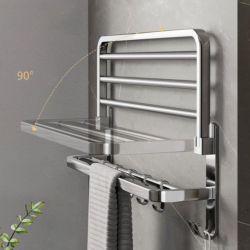 Modern Bathroom Accessory Kit Paper Holder Bath Shelf Stainless Steel Bathroom Hardware Clearhalo 'Bathroom Hardware Sets' 'Bathroom Hardware' 'Bathroom Remodel & Bathroom Fixtures' 'bathroom_hardware_sets' 'Home Improvement' 'home_improvement' 'home_improvement_bathroom_hardware_sets' 1200x1200_4d9dbb59-3683-4cf7-8ec3-69aa5f969f1f