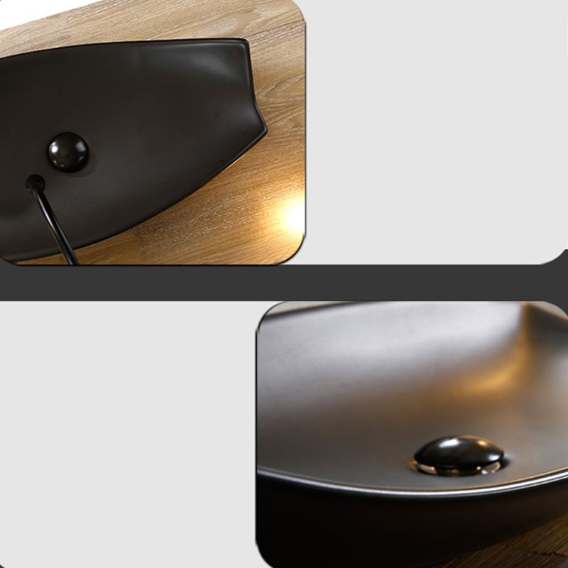 Modern Vessel Bathroom Sink Specialty with Basin Vessel Sink(Not Included Faucet) Clearhalo 'Bathroom Remodel & Bathroom Fixtures' 'Bathroom Sinks & Faucet Components' 'Bathroom Sinks' 'bathroom_sink' 'Home Improvement' 'home_improvement' 'home_improvement_bathroom_sink' 1200x1200_4da99056-3fd2-4aad-8126-f1045c0691d3