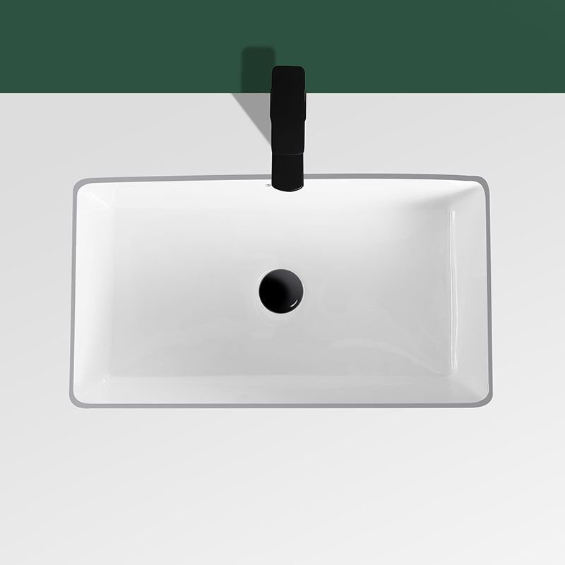 Modern Undermount Vanity Sink Rectangular Porcelain with Overflow Vessel Sink Clearhalo 'Bathroom Remodel & Bathroom Fixtures' 'Bathroom Sinks & Faucet Components' 'Bathroom Sinks' 'bathroom_sink' 'Home Improvement' 'home_improvement' 'home_improvement_bathroom_sink' 1200x1200_4dac40f5-6271-4669-861b-f95adb786fd1
