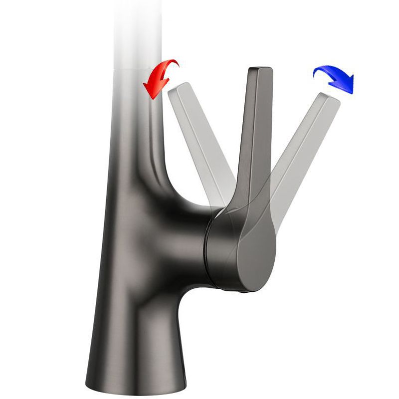 Modern Style Kitchen Faucet Copper Single Handle High Arc Kitchen Faucet Clearhalo 'Home Improvement' 'home_improvement' 'home_improvement_kitchen_faucets' 'Kitchen Faucets' 'Kitchen Remodel & Kitchen Fixtures' 'Kitchen Sinks & Faucet Components' 'kitchen_faucets' 1200x1200_4de92f49-7b87-4e23-8fa8-e2695acb65c0