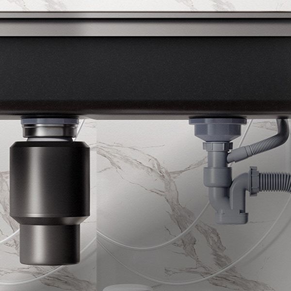 Contemporary Black Quartz Kitchen Sink Single Bowl Sink with Basket Strainer Clearhalo 'Home Improvement' 'home_improvement' 'home_improvement_kitchen_sinks' 'Kitchen Remodel & Kitchen Fixtures' 'Kitchen Sinks & Faucet Components' 'Kitchen Sinks' 'kitchen_sinks' 1200x1200_4e067ffe-b7be-4dfd-982f-3ab21dc7201f