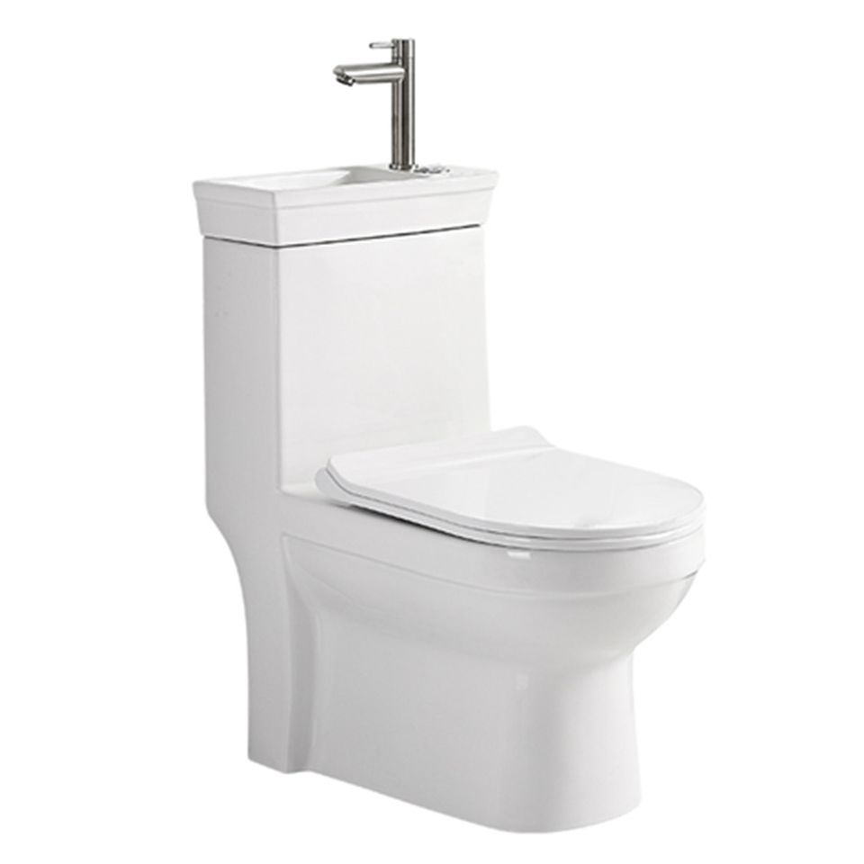 Modern Siphon Jet Flush Toilet Floor Mount One-Piece Toilet Toilet Clearhalo 'Bathroom Remodel & Bathroom Fixtures' 'Home Improvement' 'home_improvement' 'home_improvement_toilets' 'Toilets & Bidets' 'Toilets' 1200x1200_4e0cd446-e8b5-48d1-8d6f-f02e6d0ebbe2