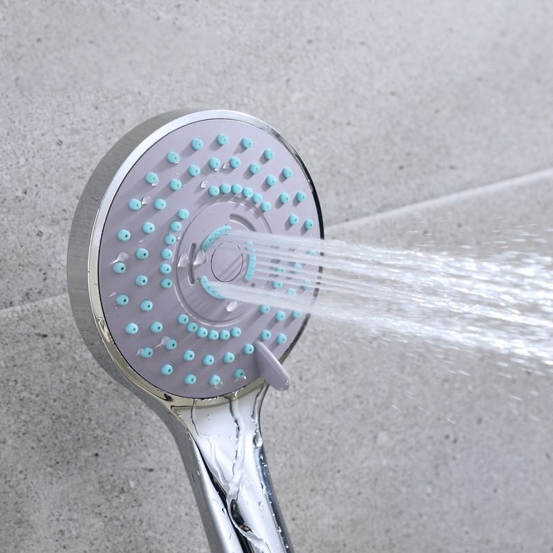 Metal Chrome Hand Shower Modern Rain Fall Handheld Shower Head Clearhalo 'Bathroom Remodel & Bathroom Fixtures' 'Home Improvement' 'home_improvement' 'home_improvement_shower_heads' 'Shower Heads' 'shower_heads' 'Showers & Bathtubs Plumbing' 'Showers & Bathtubs' 1200x1200_4e15d6a4-9c00-49d7-86c3-5efd20573872