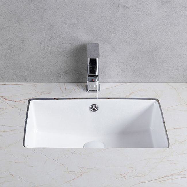 Traditional Undermount Bathroom Sink Porcelain Rectangular with Basin Basin Sink Only Clearhalo 'Bathroom Remodel & Bathroom Fixtures' 'Bathroom Sinks & Faucet Components' 'Bathroom Sinks' 'bathroom_sink' 'Home Improvement' 'home_improvement' 'home_improvement_bathroom_sink' 1200x1200_4e212e8c-1af5-4c13-9d6a-dcc72ed29bea