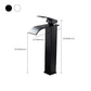 Waterfall Spout Vessel Sink Faucet Single Handle Square Faucet Clearhalo 'Accueil' 'Amélioration Domiciliaire' 'bathroom_sink_faucets' 'Ensembles de Lavabo & de Robinet de Toilette' 'home_improvement' 'home_improvement_bathroom_sink_faucets' 'Robinet de Lavabo de Salle de Bain' 'Rénovation et Équipement de Salle de Bain' 1200x1200_4e8f245a-f897-443a-9b06-d8590d8f9151