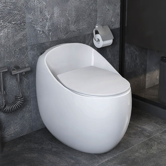 Modern Floor Mount Toilet Siphon Ceramic Flush Toilet with Seat for Bathroom Clearhalo 'Bathroom Remodel & Bathroom Fixtures' 'Home Improvement' 'home_improvement' 'home_improvement_toilets' 'Toilets & Bidets' 'Toilets' 1200x1200_4e90ec7a-7d16-42ee-9fd4-26d5e774351f