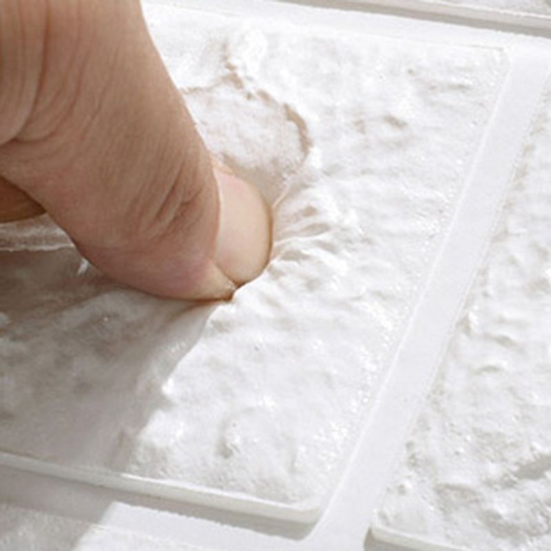 3D Faux Brick Wall Panel Peel and Press Foam Living Room Waterproof Wall Ceiling Clearhalo 'Flooring 'Home Improvement' 'home_improvement' 'home_improvement_wall_paneling' 'Wall Paneling' 'wall_paneling' 'Walls & Ceilings' Walls and Ceiling' 1200x1200_4eeaa5ae-e195-4604-ab1f-dd9f7dc9ef19