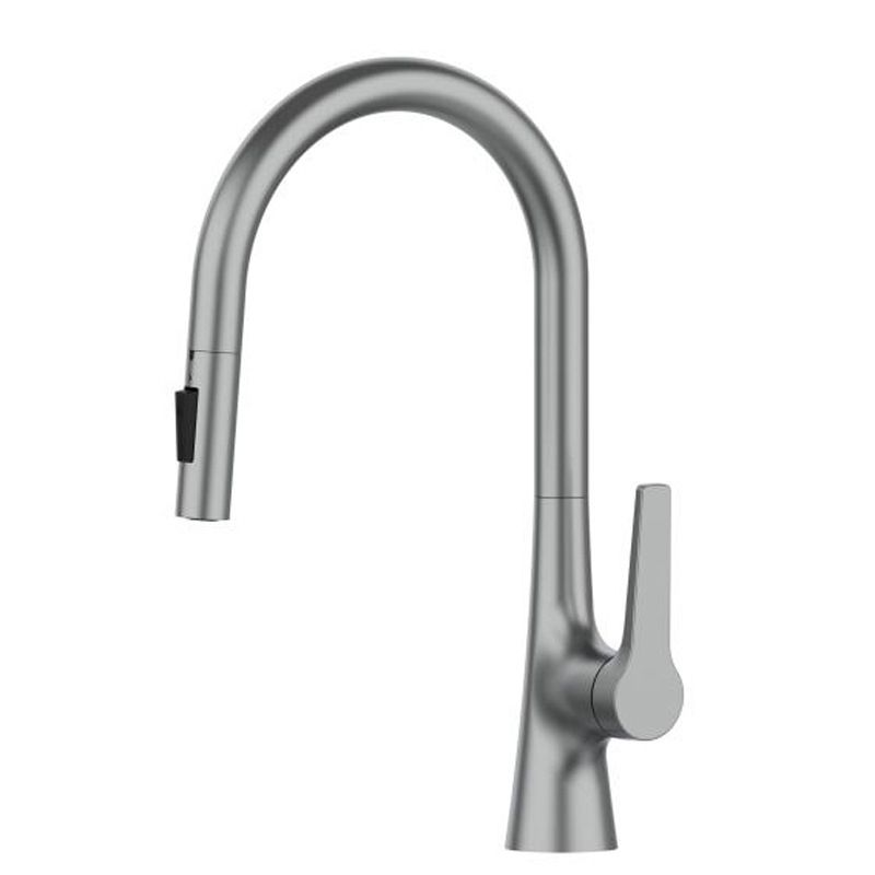 Modern Kitchen Sink Faucet Copper Single Handle High Arc Kitchen Faucet Clearhalo 'Home Improvement' 'home_improvement' 'home_improvement_kitchen_faucets' 'Kitchen Faucets' 'Kitchen Remodel & Kitchen Fixtures' 'Kitchen Sinks & Faucet Components' 'kitchen_faucets' 1200x1200_4f157148-3672-4096-a6bb-753a5c5521eb