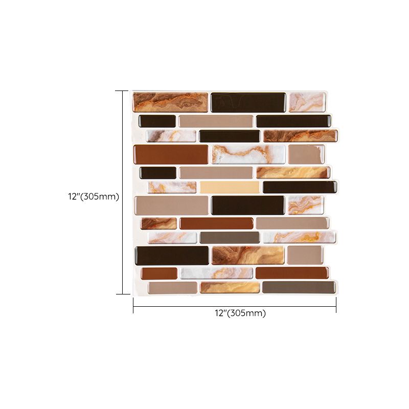 Plastic Peel & Stick Subway Tile Modern Simple Subway Tile Wallpaper Clearhalo 'Flooring 'Home Improvement' 'home_improvement' 'home_improvement_peel_stick_blacksplash' 'Peel & Stick Backsplash Tile' 'peel_stick_blacksplash' 'Walls & Ceilings' Walls and Ceiling' 1200x1200_4f1b5c08-e130-46c3-b73a-84e7f7e67f05