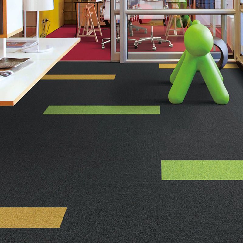 Carpet Tile Level Loop Glue Down Fade Resistant Carpet Floor Tile Clearhalo 'Carpet Tiles & Carpet Squares' 'carpet_tiles_carpet_squares' 'Flooring 'Home Improvement' 'home_improvement' 'home_improvement_carpet_tiles_carpet_squares' Walls and Ceiling' 1200x1200_4f3ddfec-f667-4723-b34b-acee7359b70d