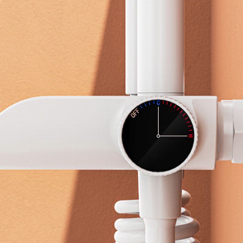 Wall Mounted Shower Arm Shower Faucet Metal Shower System with Slide Bar Clearhalo 'Bathroom Remodel & Bathroom Fixtures' 'Home Improvement' 'home_improvement' 'home_improvement_shower_faucets' 'Shower Faucets & Systems' 'shower_faucets' 'Showers & Bathtubs Plumbing' 'Showers & Bathtubs' 1200x1200_4f6367eb-09b7-4d83-b136-96c56c6bff21