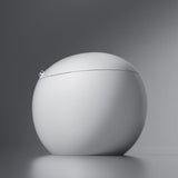 Contemporary Foot Sensor Ceramic Heated Seat White Round Floor Mount Bidet Clearhalo 'Bathroom Remodel & Bathroom Fixtures' 'Bidets' 'Home Improvement' 'home_improvement' 'home_improvement_bidets' 'Toilets & Bidets' 1200x1200_4f7a86ee-a1d6-42af-8a39-0e461ad6603c