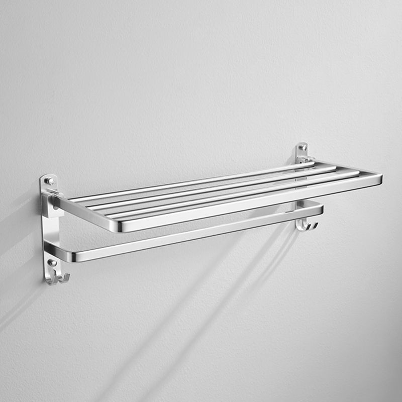 Silver Metal Bathroom Hardware Set 4 - Piece Bath Hardware Set Clearhalo 'Bathroom Hardware Sets' 'Bathroom Hardware' 'Bathroom Remodel & Bathroom Fixtures' 'bathroom_hardware_sets' 'Home Improvement' 'home_improvement' 'home_improvement_bathroom_hardware_sets' 1200x1200_4f7b3013-bd26-41f7-84b5-c73208408fd8