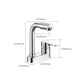 Vessel Sink Bathroom Faucet 2 Hole Faucets Chrome Lever Handle Clearhalo 'bathroom_sink_faucets' 'Conjunta de Baño y Conjunta de Grifo' 'Coronamiento de Baño y Dispositivo de Baño' 'Grifo del lavabo del baño' 'Hogar' 'home_improvement' 'home_improvement_bathroom_sink_faucets' 'Mejoras para el hogar' 1200x1200_4f940342-1ffe-46b4-830b-27589b5e54af