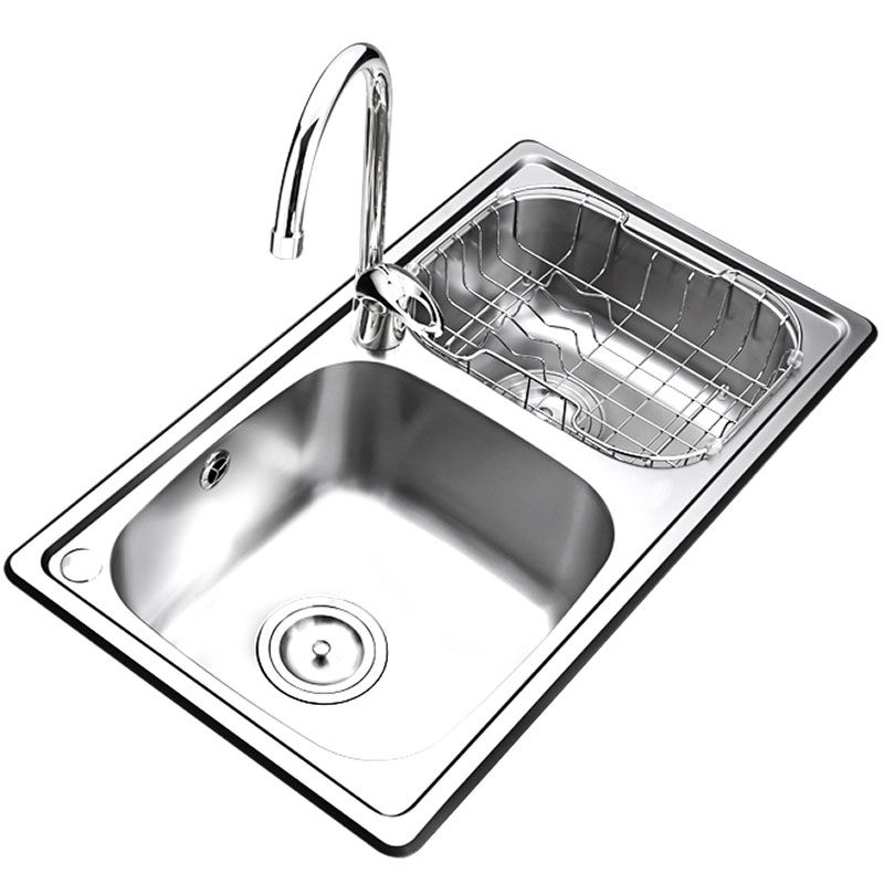 Stainless Steel Kitchen Sink Double Bowl Kitchen Sink with Drain Assembly Clearhalo 'Home Improvement' 'home_improvement' 'home_improvement_kitchen_sinks' 'Kitchen Remodel & Kitchen Fixtures' 'Kitchen Sinks & Faucet Components' 'Kitchen Sinks' 'kitchen_sinks' 1200x1200_4f98839f-e068-4c28-a0fd-bee381c3c8d2