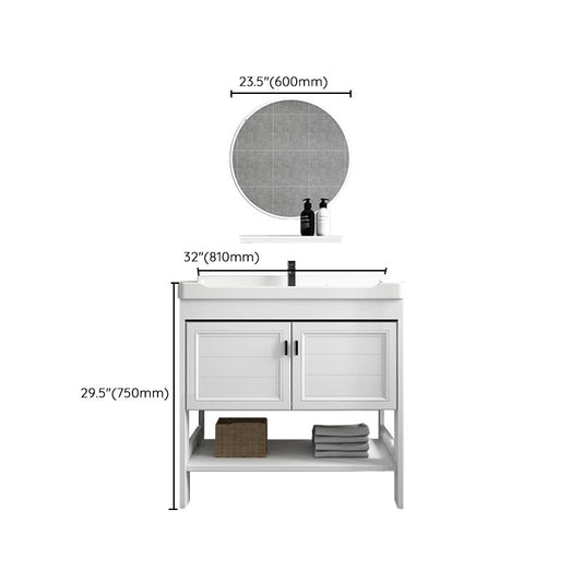 Modern Bathroom Vanity Freestanding Faucet Included Bathroom Sink Vanity Clearhalo 'Bathroom Remodel & Bathroom Fixtures' 'Bathroom Vanities' 'bathroom_vanities' 'Home Improvement' 'home_improvement' 'home_improvement_bathroom_vanities' 1200x1200_4f9aad73-8338-45f9-9119-07946557e7f6