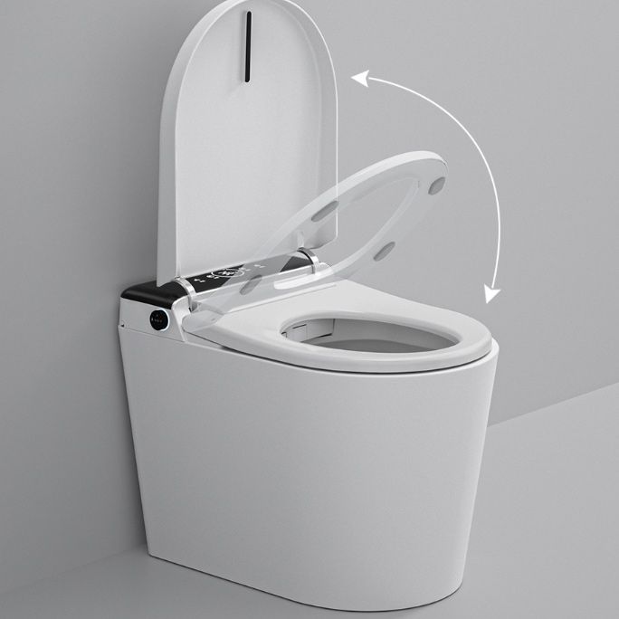Elongated White Ceramic Contemporary Foot Sensor Smart Toilet Clearhalo 'Bathroom Remodel & Bathroom Fixtures' 'Bidets' 'Home Improvement' 'home_improvement' 'home_improvement_bidets' 'Toilets & Bidets' 1200x1200_4f9ff479-404f-4a79-99af-11633c8df643