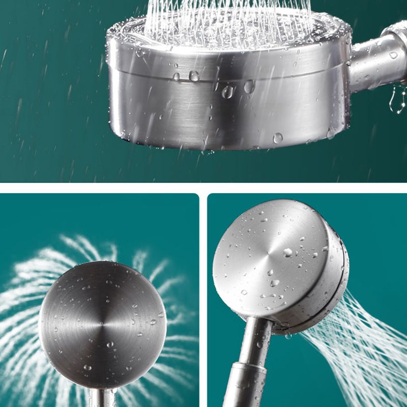 Round Water Filtration Hand Shower Medium Flow Stainless Steel Hand Shower Clearhalo 'Bathroom Remodel & Bathroom Fixtures' 'Home Improvement' 'home_improvement' 'home_improvement_shower_heads' 'Shower Heads' 'shower_heads' 'Showers & Bathtubs Plumbing' 'Showers & Bathtubs' 1200x1200_4fa4c842-d0bb-448d-9851-e51a3114dc1f