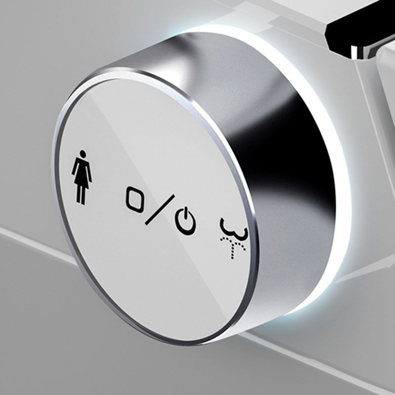 Modern 11.8" H Electronic Elongated Toilet Wall Mounted Bidet Clearhalo 'Bathroom Remodel & Bathroom Fixtures' 'Bidets' 'Home Improvement' 'home_improvement' 'home_improvement_bidets' 'Toilets & Bidets' 1200x1200_4fceb6c0-570d-4ce7-8dd9-d5f357468004