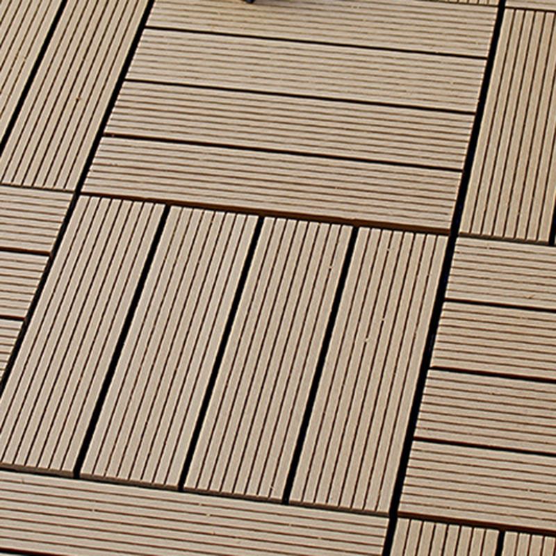 12" X 12" 4-Slat Square Deck/Patio Flooring Tiles Snapping Installation Floor Board Tiles Clearhalo 'Home Improvement' 'home_improvement' 'home_improvement_outdoor_deck_tiles_planks' 'Outdoor Deck Tiles & Planks' 'Outdoor Flooring & Tile' 'Outdoor Remodel' 'outdoor_deck_tiles_planks' 1200x1200_4fda9754-0722-4c8d-92fb-657c53588bc3