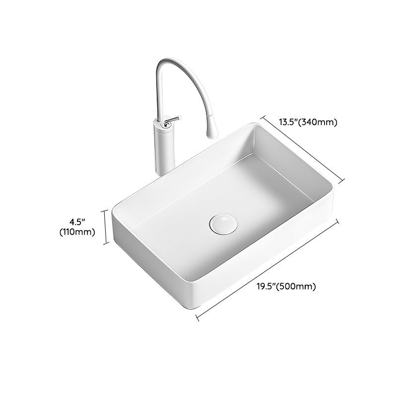 Modern Vessel Bathroom Sink Porcelain Shut-Off Valve Included Basin Sink Clearhalo 'Bathroom Remodel & Bathroom Fixtures' 'Bathroom Sinks & Faucet Components' 'Bathroom Sinks' 'bathroom_sink' 'Home Improvement' 'home_improvement' 'home_improvement_bathroom_sink' 1200x1200_4fe7aff1-4e54-4540-9de9-82b867a67b39