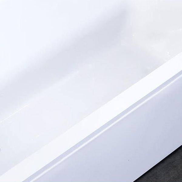 Modern Rectangular Bath Stand Alone Acrylic Soaking White Bathtub Clearhalo 'Bathroom Remodel & Bathroom Fixtures' 'Bathtubs' 'Home Improvement' 'home_improvement' 'home_improvement_bathtubs' 'Showers & Bathtubs' 1200x1200_4feb7467-3b33-46a6-b0f2-aed37fd328c9