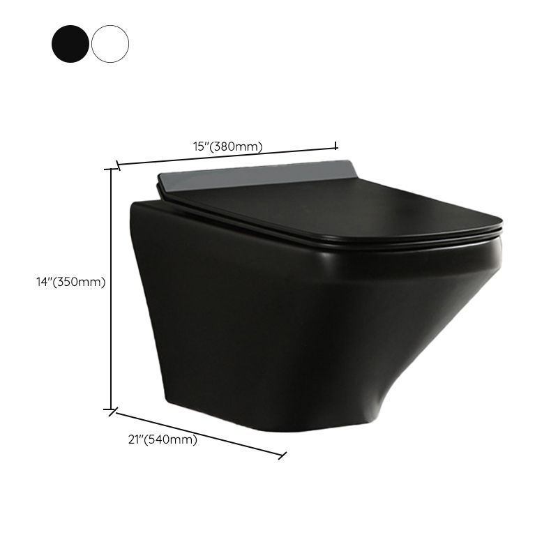 Contemporary Flush Toilet Wall Mount One-Piece Toilet Porcelain Toilet Clearhalo 'Bathroom Remodel & Bathroom Fixtures' 'Home Improvement' 'home_improvement' 'home_improvement_toilets' 'Toilets & Bidets' 'Toilets' 1200x1200_5005dda7-2286-48de-9f59-431105eddff6