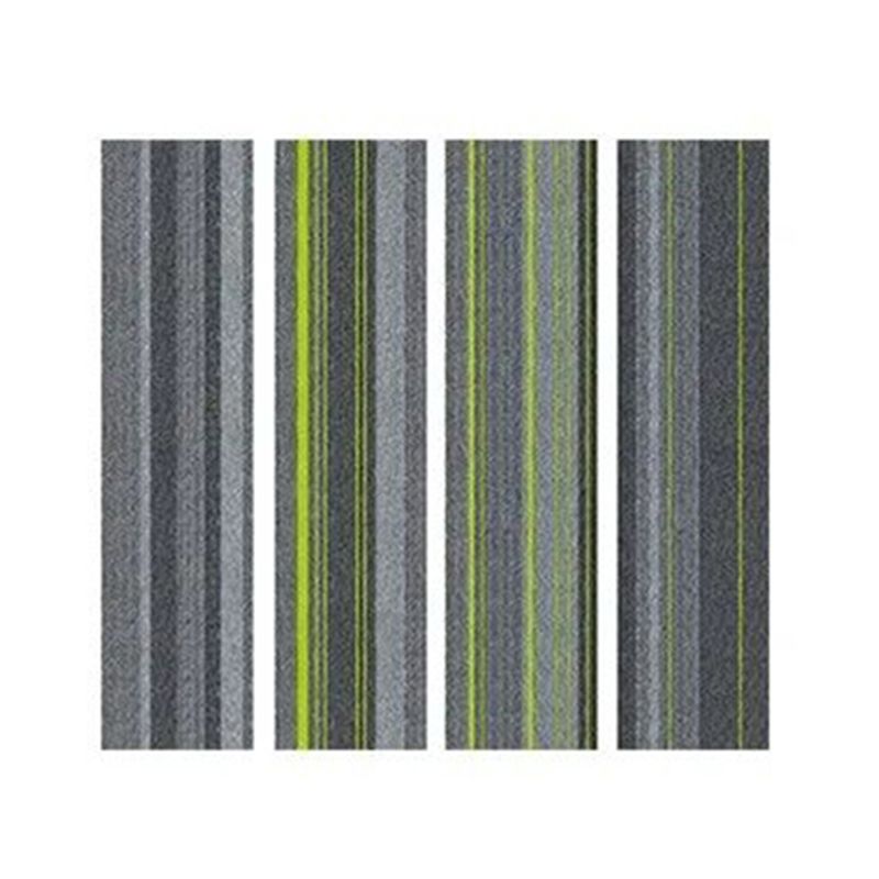 Modern Level Loop Carpet Tiles Stripe Print Interlocking Carpet Floor Tile Clearhalo 'Carpet Tiles & Carpet Squares' 'carpet_tiles_carpet_squares' 'Flooring 'Home Improvement' 'home_improvement' 'home_improvement_carpet_tiles_carpet_squares' Walls and Ceiling' 1200x1200_50072206-86eb-4bb8-be2c-0df54d4c3a92