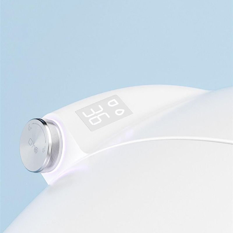 White Bidet Temperature Control Floor Mount Bidet,19.30" High Clearhalo 'Bathroom Remodel & Bathroom Fixtures' 'Bidets' 'Home Improvement' 'home_improvement' 'home_improvement_bidets' 'Toilets & Bidets' 1200x1200_5023e69a-cfa7-451c-906e-7c1c8da666d0