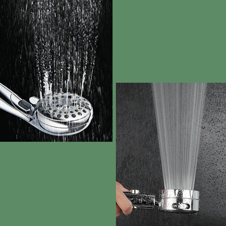 Modern Handheld Shower Head 3 Sprays Round Metal Shower Heads Clearhalo 'Bathroom Remodel & Bathroom Fixtures' 'Home Improvement' 'home_improvement' 'home_improvement_shower_heads' 'Shower Heads' 'shower_heads' 'Showers & Bathtubs Plumbing' 'Showers & Bathtubs' 1200x1200_50284ce3-43e3-4197-b3cd-be729e6eac57