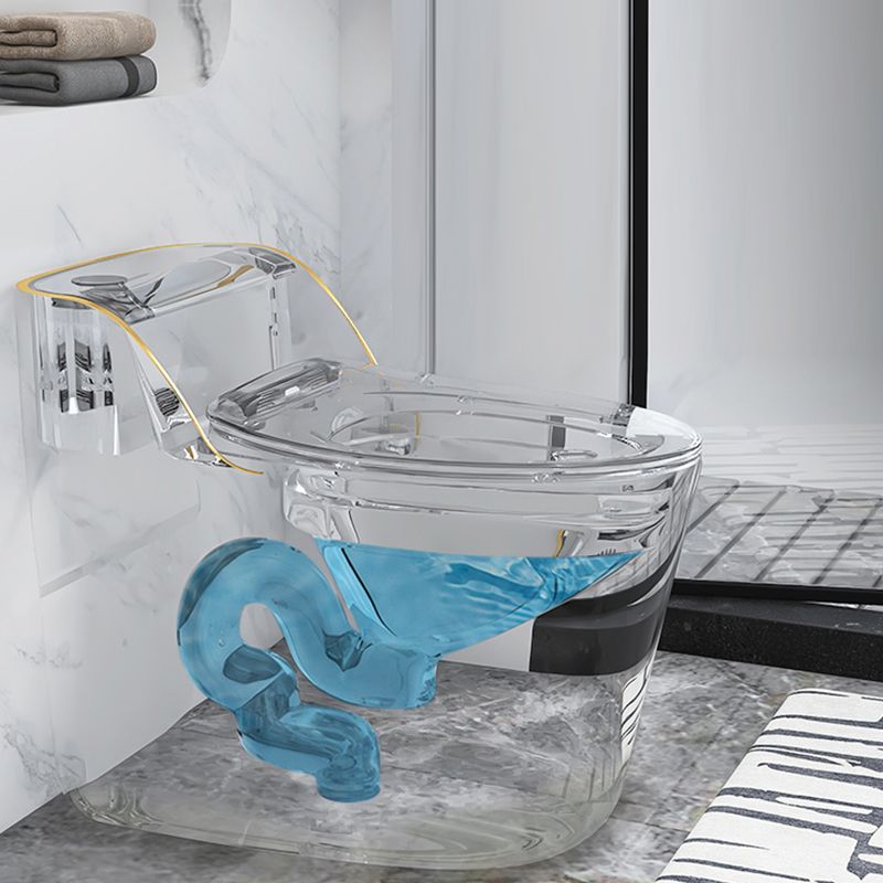 Modern Seat Included Flush Toilet One-Piece White Urine Toilet for Bathroom Clearhalo 'Bathroom Remodel & Bathroom Fixtures' 'Home Improvement' 'home_improvement' 'home_improvement_toilets' 'Toilets & Bidets' 'Toilets' 1200x1200_505beba3-545a-4c62-9a94-04706202e53f