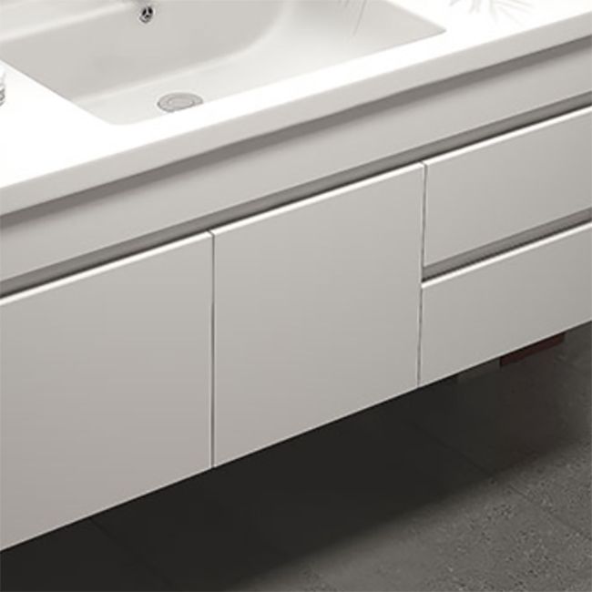 Glam Bathroom Sink Vanity Wall Mount Bathroom Vanity Set with Mirror Clearhalo 'Bathroom Remodel & Bathroom Fixtures' 'Bathroom Vanities' 'bathroom_vanities' 'Home Improvement' 'home_improvement' 'home_improvement_bathroom_vanities' 1200x1200_5091cb9c-4c76-4acb-9452-91a95b2c83c1