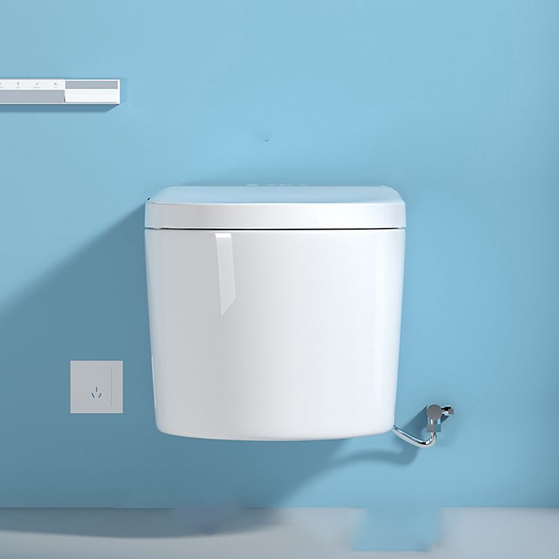 White Bidet Ceramic Heated Seat Elongated Foot Sensor Flush Smart Bidet in Tankless Clearhalo 'Bathroom Remodel & Bathroom Fixtures' 'Bidets' 'Home Improvement' 'home_improvement' 'home_improvement_bidets' 'Toilets & Bidets' 1200x1200_5091ea60-90d6-4afa-822d-bd467e569662