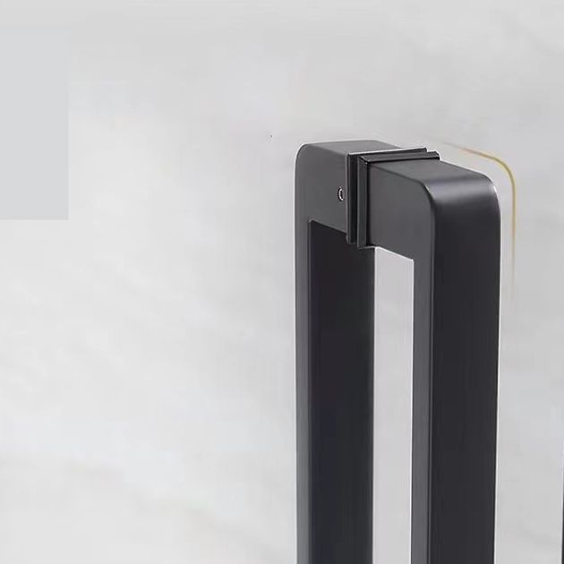 Neo-Angle Framed Shower Enclosure Black Tempered Glass Framed Shower Clearhalo 'Bathroom Remodel & Bathroom Fixtures' 'Home Improvement' 'home_improvement' 'home_improvement_shower_stalls_enclosures' 'Shower Stalls & Enclosures' 'shower_stalls_enclosures' 'Showers & Bathtubs' 1200x1200_50b28590-4e58-4f8c-9152-7e1f440aaff8