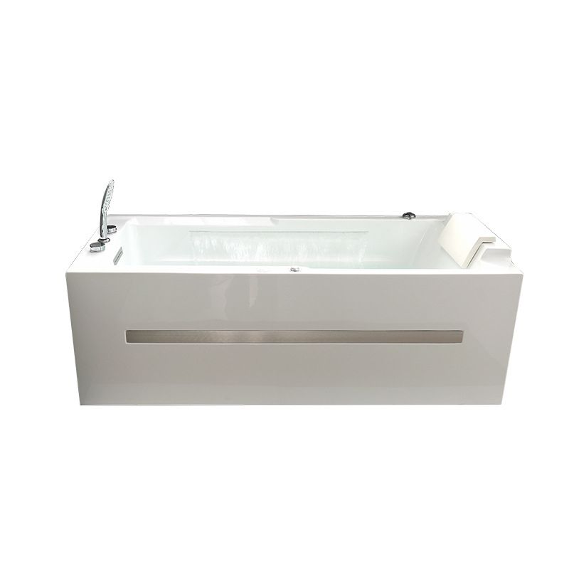 Soaking Rectangular Bathtub Modern Bathroom with Faucet Bath Tub Clearhalo 'Bathroom Remodel & Bathroom Fixtures' 'Bathtubs' 'Home Improvement' 'home_improvement' 'home_improvement_bathtubs' 'Showers & Bathtubs' 1200x1200_50b64048-068f-4b0f-8ef5-32309a710897
