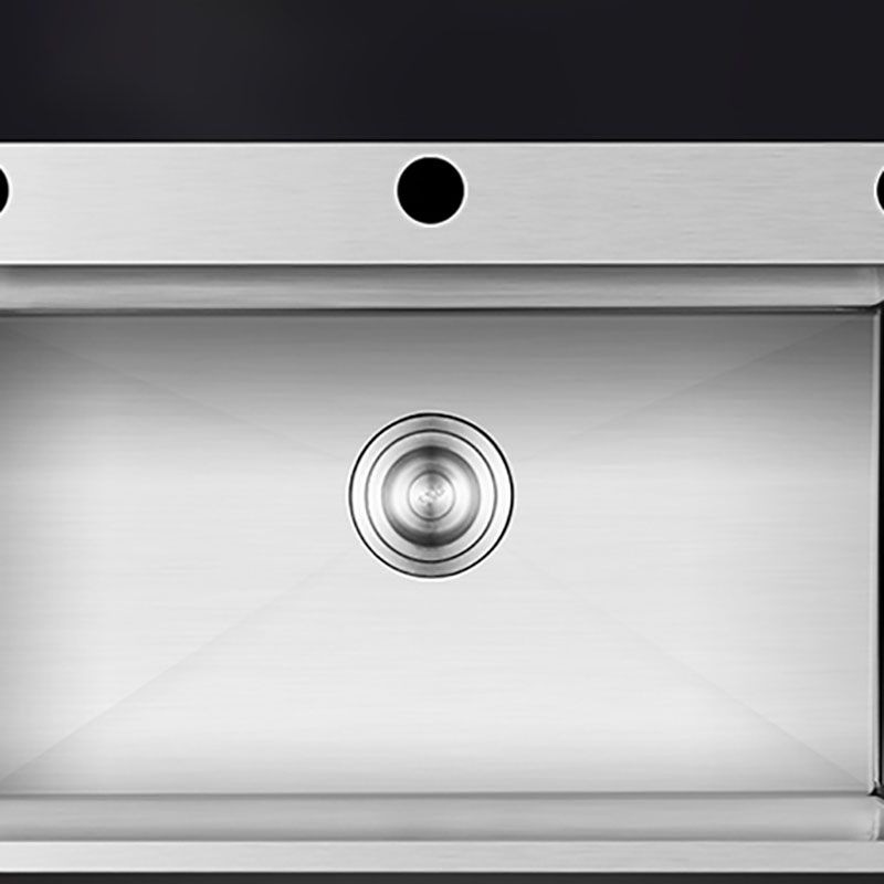 Single Bowl Kitchen Sink Stainless Steel Kitchen Sink with Strainer Clearhalo 'Home Improvement' 'home_improvement' 'home_improvement_kitchen_sinks' 'Kitchen Remodel & Kitchen Fixtures' 'Kitchen Sinks & Faucet Components' 'Kitchen Sinks' 'kitchen_sinks' 1200x1200_50b8be00-b8ef-4761-99d6-225e91b5b599