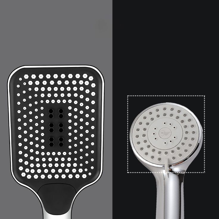 Modern Handheld Shower Head Square Three-speed Fall Resistance Spray Head Clearhalo 'Bathroom Remodel & Bathroom Fixtures' 'Home Improvement' 'home_improvement' 'home_improvement_shower_heads' 'Shower Heads' 'shower_heads' 'Showers & Bathtubs Plumbing' 'Showers & Bathtubs' 1200x1200_50da267d-258e-4ffe-a5ea-89c190110642