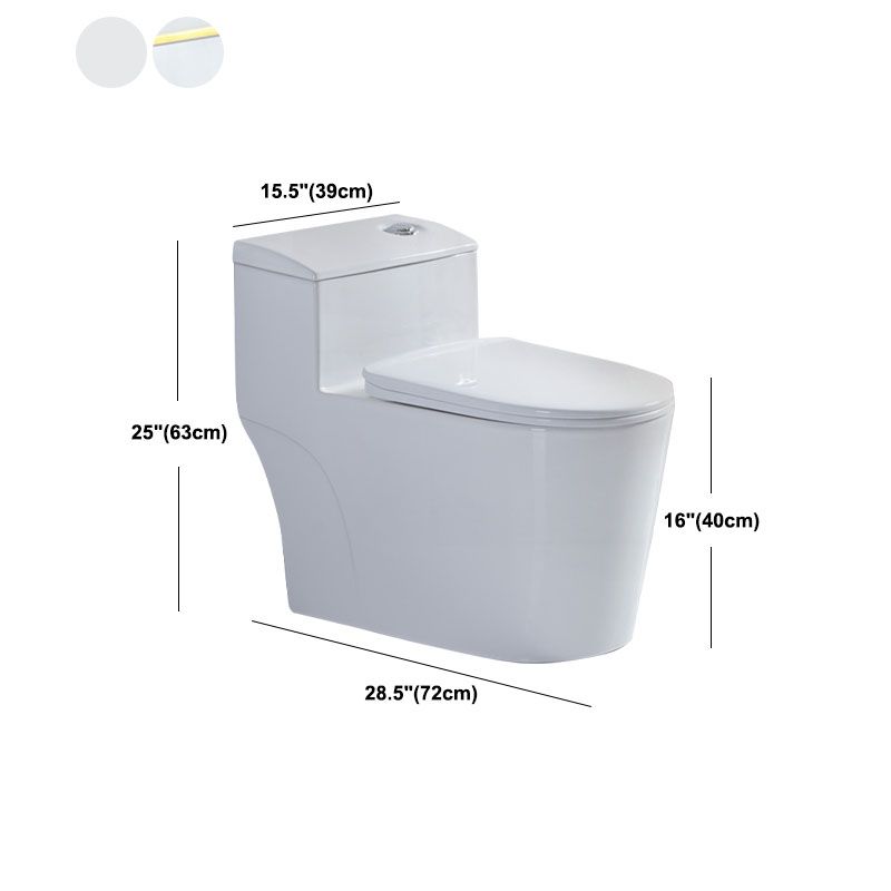 Siphon Jet Toilet Traditional One-Piece Toilet with Slow Close Seat Clearhalo 'Bathroom Remodel & Bathroom Fixtures' 'Home Improvement' 'home_improvement' 'home_improvement_toilets' 'Toilets & Bidets' 'Toilets' 1200x1200_50ec979b-3dff-4e97-8bf3-9698cb2e2d7d