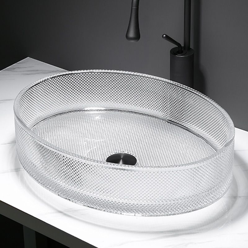 Modern Clear Wash Stand Glass Trough Bathroom Sink for Bathroom Clearhalo 'Bathroom Remodel & Bathroom Fixtures' 'Bathroom Sinks & Faucet Components' 'Bathroom Sinks' 'bathroom_sink' 'Home Improvement' 'home_improvement' 'home_improvement_bathroom_sink' 1200x1200_50fd608f-e7af-4d01-b91e-7d393669a9ec