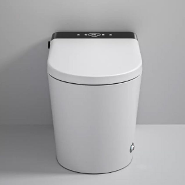 Elongated White Ceramic Contemporary Foot Sensor Smart Toilet Clearhalo 'Bathroom Remodel & Bathroom Fixtures' 'Bidets' 'Home Improvement' 'home_improvement' 'home_improvement_bidets' 'Toilets & Bidets' 1200x1200_51191787-29e7-423b-b995-0a3fbf03452f