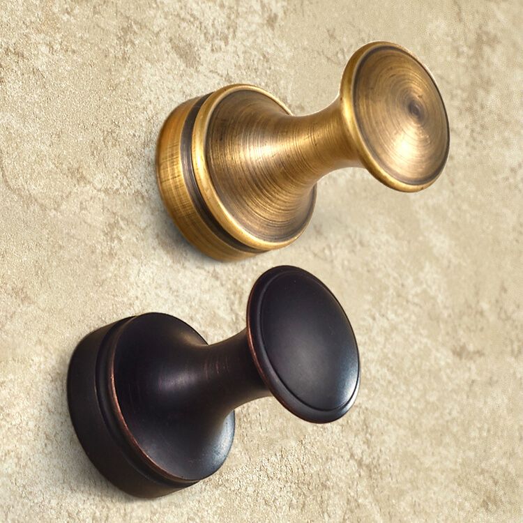 5 Piece Traditional Bathroom Accessory Set Brushed Brass Robe Hooks Clearhalo 'Bathroom Hardware Sets' 'Bathroom Hardware' 'Bathroom Remodel & Bathroom Fixtures' 'bathroom_hardware_sets' 'Home Improvement' 'home_improvement' 'home_improvement_bathroom_hardware_sets' 1200x1200_512aeecb-2f27-4b39-a786-7bd708952c1c