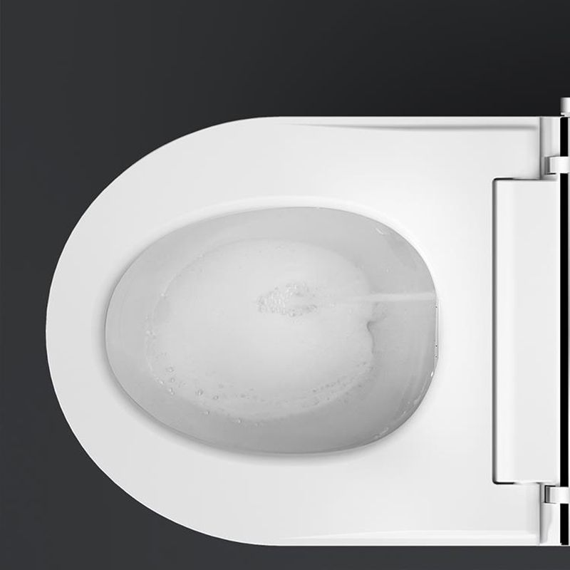 Elongated Smart Bidet Wall-Mounted White Ceramic Foot Sensor Flush Heated Seat Bidet Clearhalo 'Bathroom Remodel & Bathroom Fixtures' 'Bidets' 'Home Improvement' 'home_improvement' 'home_improvement_bidets' 'Toilets & Bidets' 1200x1200_512df6bd-a668-41f8-94b4-0c2c7ea3dcc7