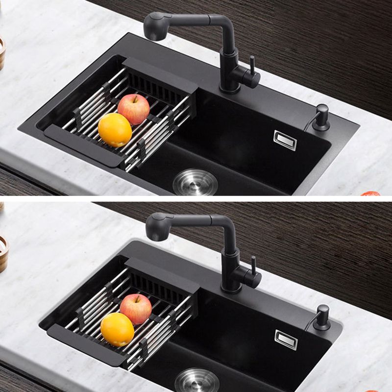 Classic Style Kitchen Sink Corrosion Resistant 2 Holes Stainless Steel Kitchen Sink Clearhalo 'Home Improvement' 'home_improvement' 'home_improvement_kitchen_sinks' 'Kitchen Remodel & Kitchen Fixtures' 'Kitchen Sinks & Faucet Components' 'Kitchen Sinks' 'kitchen_sinks' 1200x1200_51365625-cdd5-4735-a8fb-bc79747889e0
