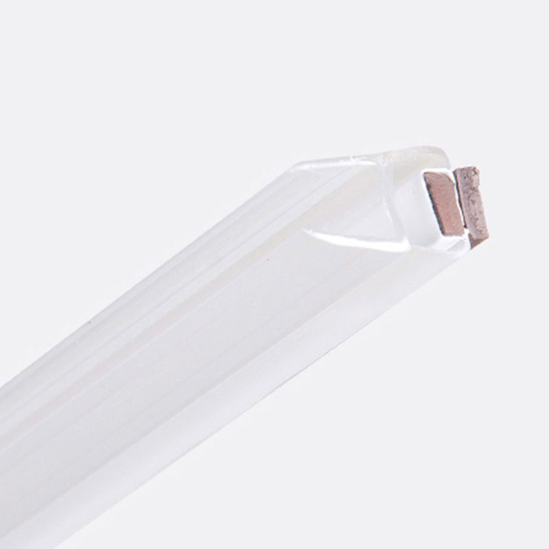 Glass and Metal Shower Bath Door Simple One-Line Shower Door Clearhalo 'Bathroom Remodel & Bathroom Fixtures' 'Home Improvement' 'home_improvement' 'home_improvement_shower_tub_doors' 'Shower and Tub Doors' 'shower_tub_doors' 'Showers & Bathtubs' 1200x1200_5155f355-121b-4ef6-8471-76fd19d54e84