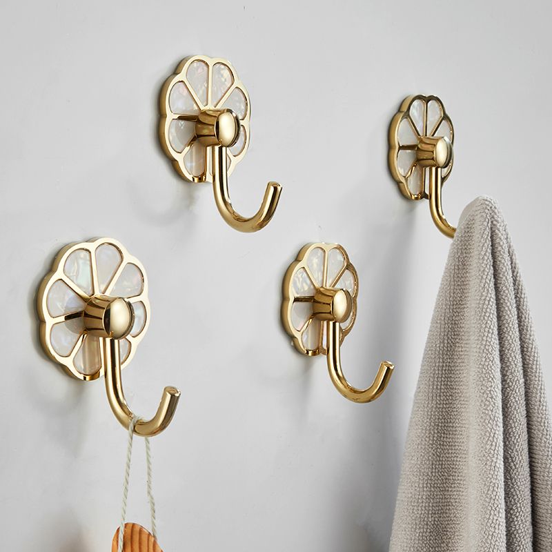 Polished 10 Piece Bathroom Accessory Set Metal Corrosion-resistant Robe Hook Clearhalo 'Bathroom Hardware Sets' 'Bathroom Hardware' 'Bathroom Remodel & Bathroom Fixtures' 'bathroom_hardware_sets' 'Home Improvement' 'home_improvement' 'home_improvement_bathroom_hardware_sets' 1200x1200_517f2187-962a-4c88-b1c7-e2f9003e6d56