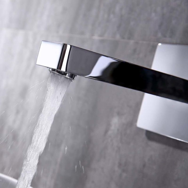 Contemporary Wall Mounted Bathroom Faucet Copper Single Handle Low Arc Vessel Faucet Clearhalo 'Bathroom Remodel & Bathroom Fixtures' 'Bathroom Sink Faucets' 'Bathroom Sinks & Faucet Components' 'bathroom_sink_faucets' 'Home Improvement' 'home_improvement' 'home_improvement_bathroom_sink_faucets' 1200x1200_5185a58d-1b55-4335-8a71-cbf91c5e8740